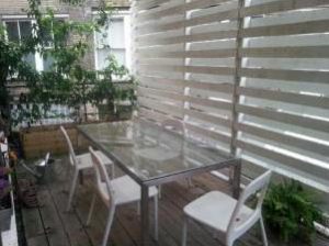 Roof terrace