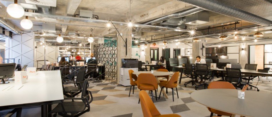 A shared working space at Albert House, Old Street